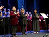 Gəncə Dövlət Filarmoniyasında Qazax kamera xoru konsert proqramı ilə çıxış edib (FOTO)