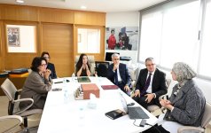 Vice President of Heydar Aliyev Foundation Leyla Aliyeva meets with Vice-President of National Observatory for Rights of Child (ФОТО)