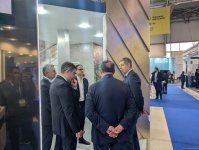 Russian Ambassador visits exhibits at Caspian Construction Week in Azerbaijan's Baku (PHOTO)