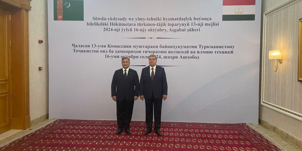 Tajikistan, Turkmenistan sign protocol on trade, economic, and scientific-technical co-op