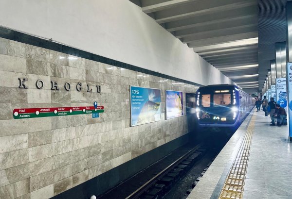 Riding subway rise in Azerbaijan as more people hop on them