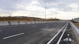 President Ilham Aliyev attends opening of new Boyukshor-Pirshagi highway (PHOTO)