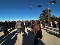 Dünya dini liderlərinin qlobal Bakı Sammitinin iştirakçıları Xankəndidə Zəfər meydanında olublar (FOTO) (ƏLAVƏ OLUNUB)