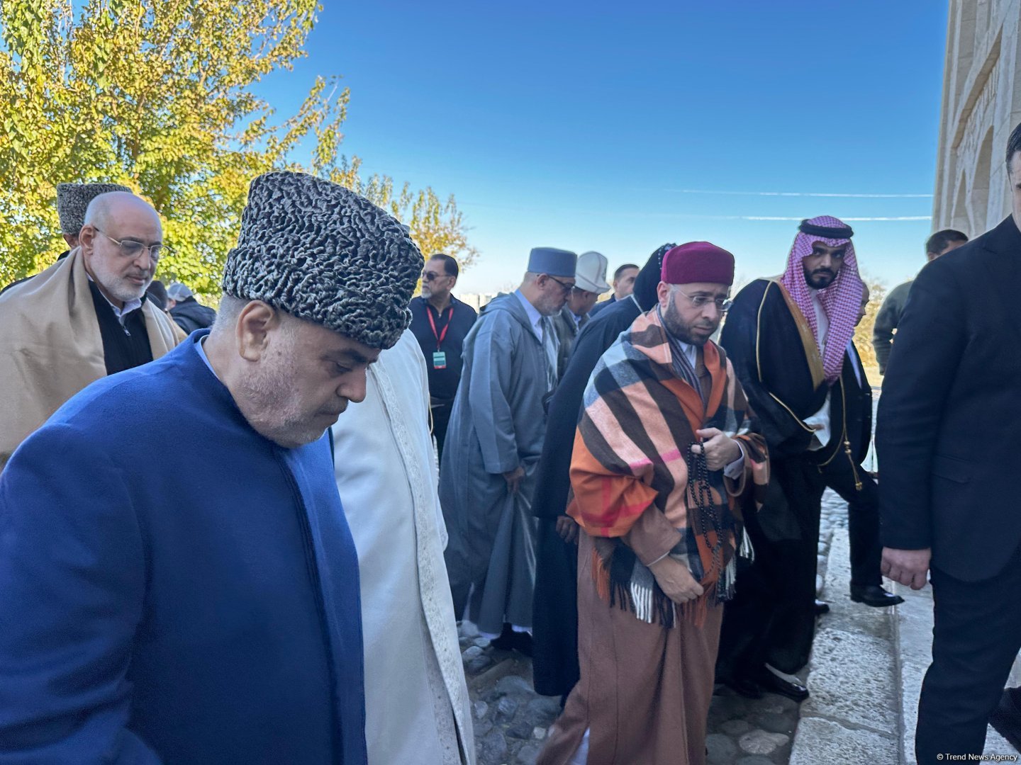 Dünya dini liderlərinin qlobal Bakı Sammitinin iştirakçıları Xankəndidə Zəfər meydanında olublar (FOTO) (ƏLAVƏ OLUNUB)