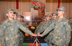 Azərbaycan Ordusunda andiçmə mərasimləri keçirilib (FOTO/VİDEO)