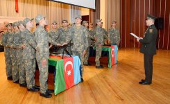 Azərbaycan Ordusunda andiçmə mərasimləri keçirilib (FOTO/VİDEO)