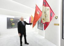 President Ilham Aliyev visits National Flag Square in Baku to raise Azerbaijan's tricolor flag (PHOTO/VİDEO)