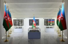 President Ilham Aliyev visits National Flag Square in Baku to raise Azerbaijan's tricolor flag (PHOTO/VİDEO)