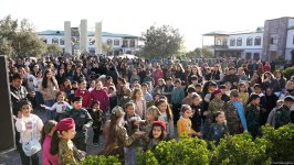 Zəngilan rayonunun Ağalı kəndində 8 Noyabr - Zəfər Günü qeyd olunub (FOTO)