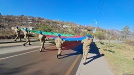 В городе Шуша прошло шествие по случаю 8 ноября - Дня Победы (ФОТО)