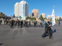 В Баку проходит очередное шествие по случаю Дня Победы (ФОТО/ВИДЕО)