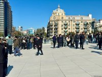 Bakıda açılan Zəfər Parkından GÖRÜNTÜLƏR