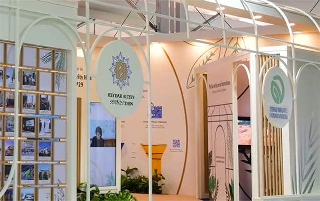 Heydar Aliyev Foundation and Zero Waste Foundation Pavilion at COP29! (VIDEO)