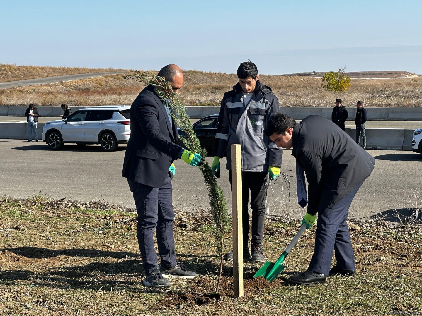 Füzulidə Zəfər Günü ilə əlaqədar ağacəkmə aksiyası keçirilib (FOTO)