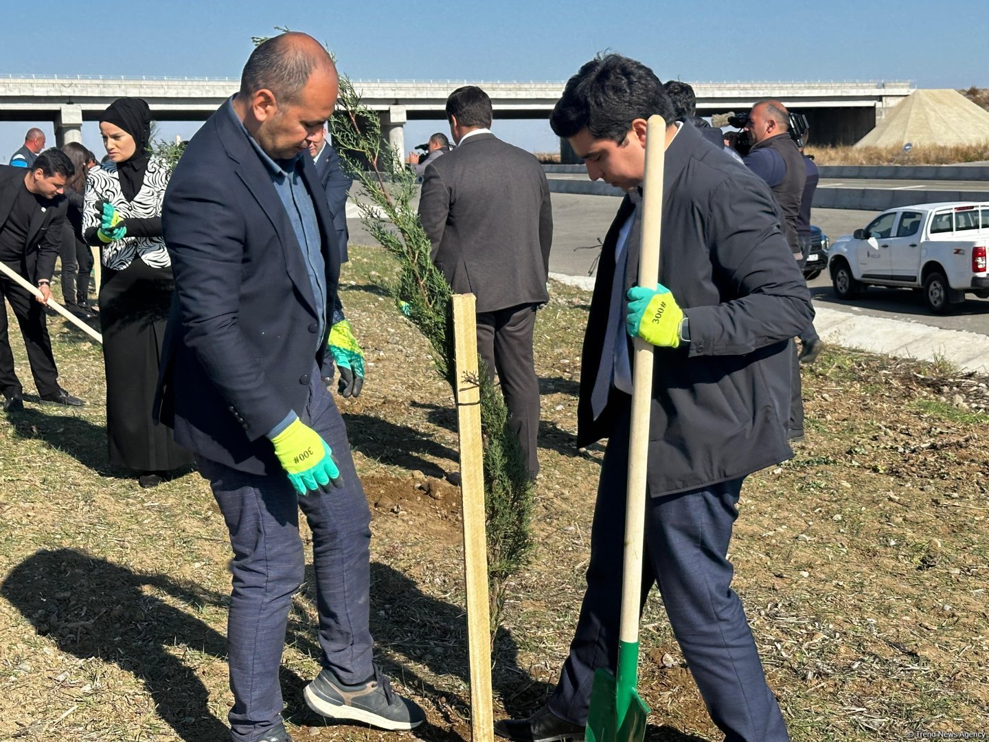 Füzulidə Zəfər Günü ilə əlaqədar ağacəkmə aksiyası keçirilib (FOTO)