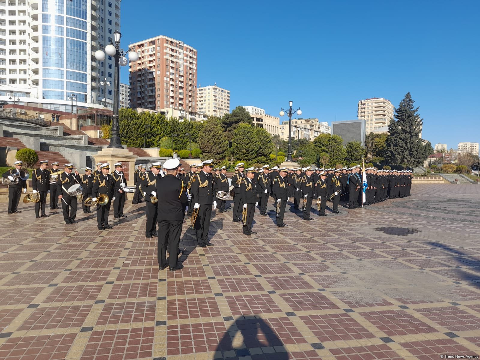 В Баку проходит очередное шествие по случаю Дня Победы (ФОТО/ВИДЕО)