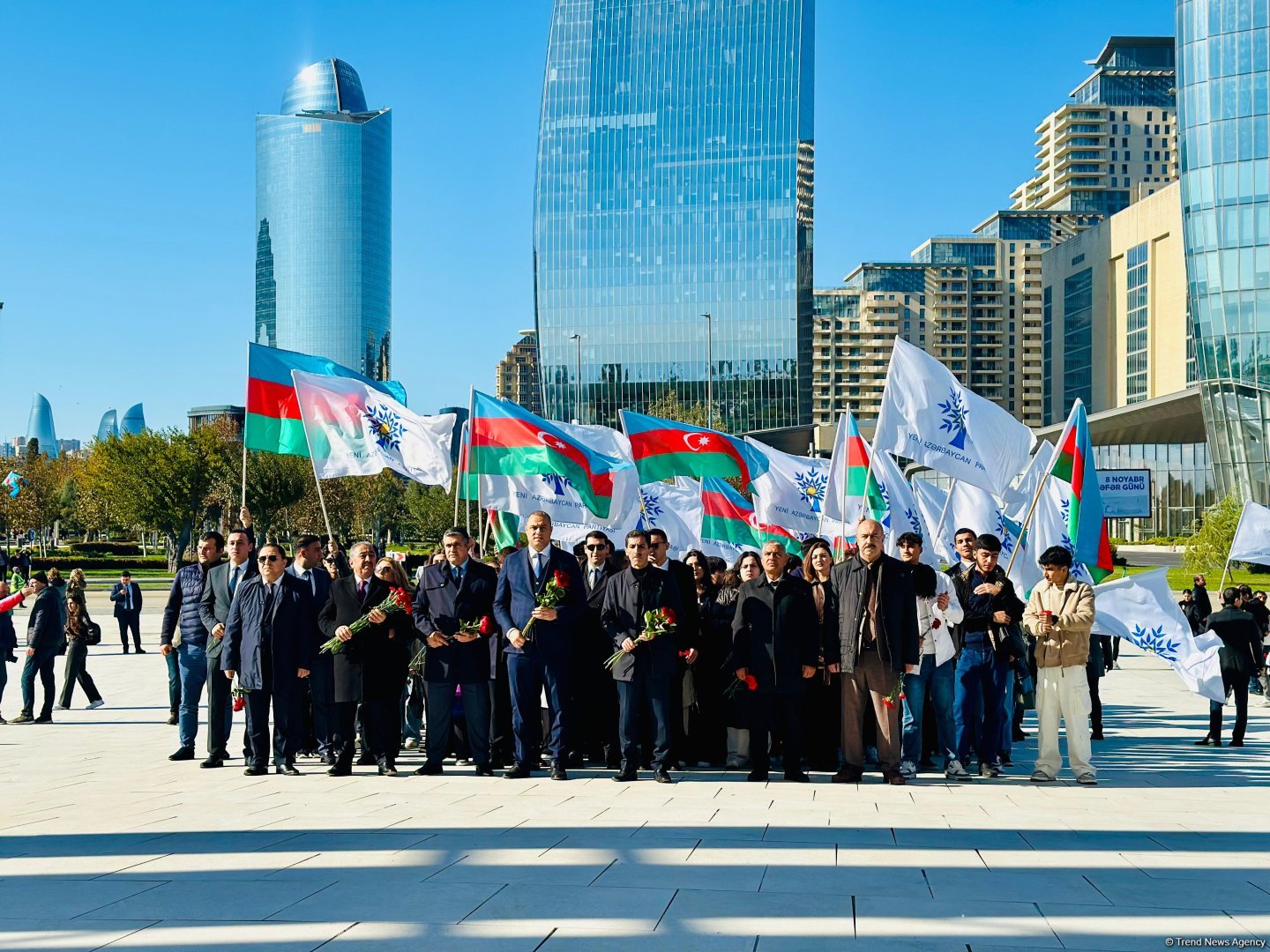 Bakıda açılan Zəfər Parkından GÖRÜNTÜLƏR