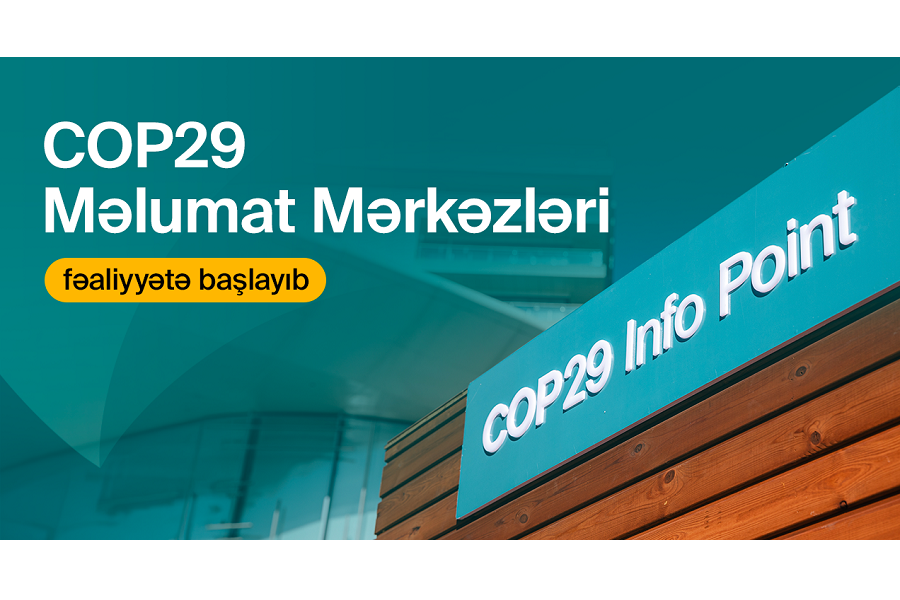 Информационные центры COP29 начали работу (ФОТО)