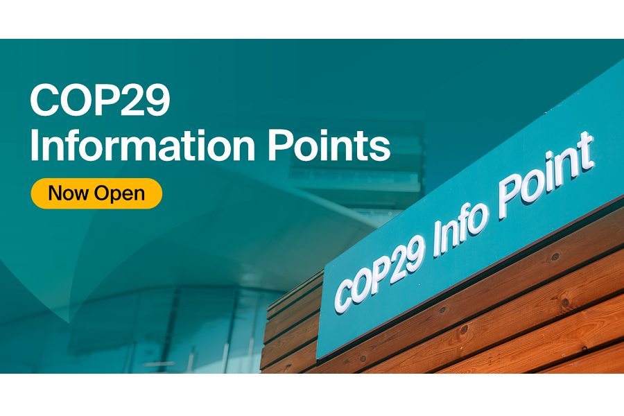 COP29 information points now open (PHOTO)