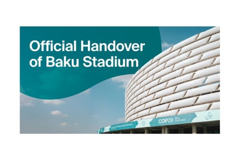 COP29 Azerbaijan Operating Company completes official handover of Baku Stadium to UNFCCC (PHOTO)