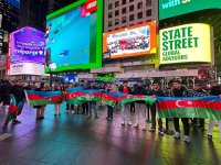 Azerbaijani youth holds campaign dedicated to Victory Day and National Flag Day (PHOTO)