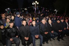 Xaçmaz rayonunda Zəfər Günü münasibətilə bayram konserti təşkil olunub (FOTO)