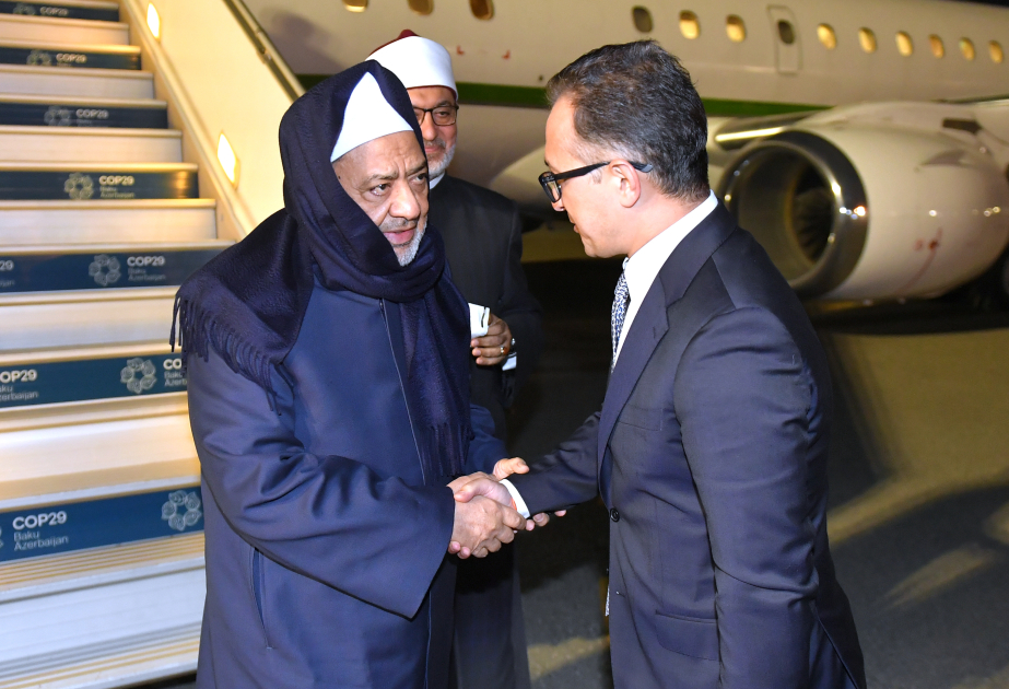 Chairman of Muslim Council of Elders arrives in Azerbaijan