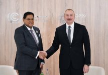 President Ilham Aliyev meets with Surinamese President (PHOTO/VIDEO)