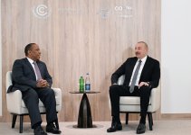 President Ilham Aliyev meets with Prime Minister of Democratic Republic of Sao Tome and Principe (PHOTO/VIDEO)