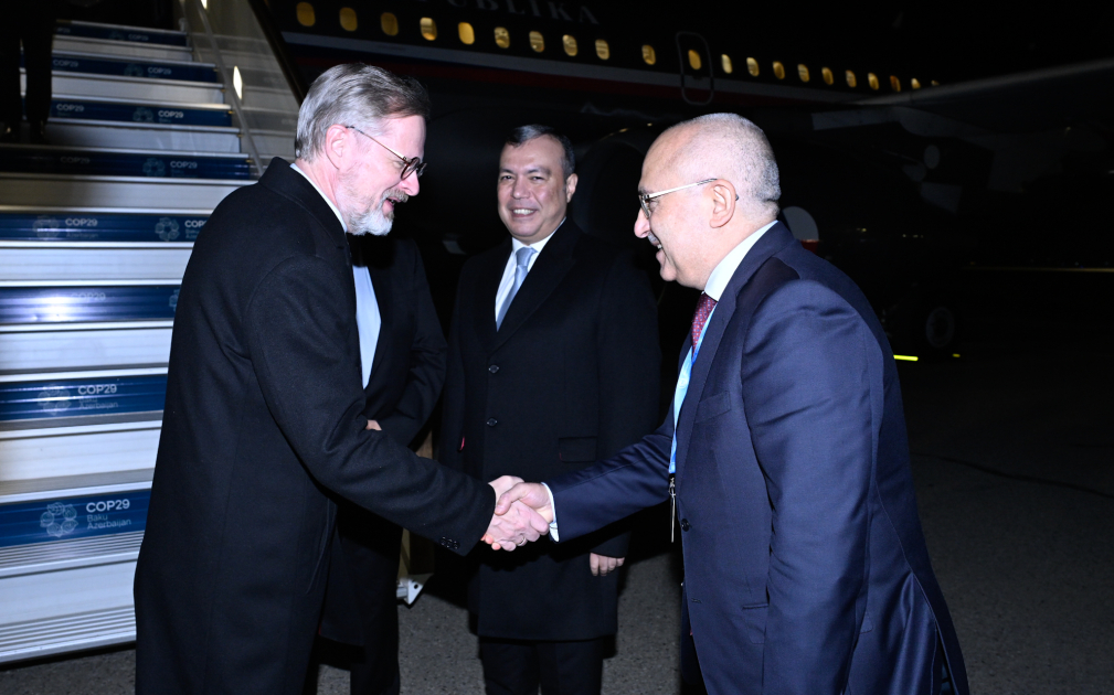 Czech Prime Minister arrives in Azerbaijan to attend COP29 (PHOTO)