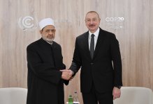 President Ilham Aliyev meets with Grand Imam of Al-Azhar Al-Sharif (PHOTO/VIDEO)