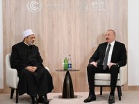 President Ilham Aliyev meets with Grand Imam of Al-Azhar Al-Sharif (PHOTO/VIDEO)