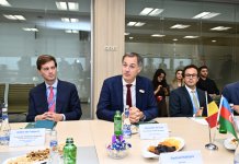 Belgian PM visits Azerbaijan's Baku International Sea Trade Port (PHOTO)