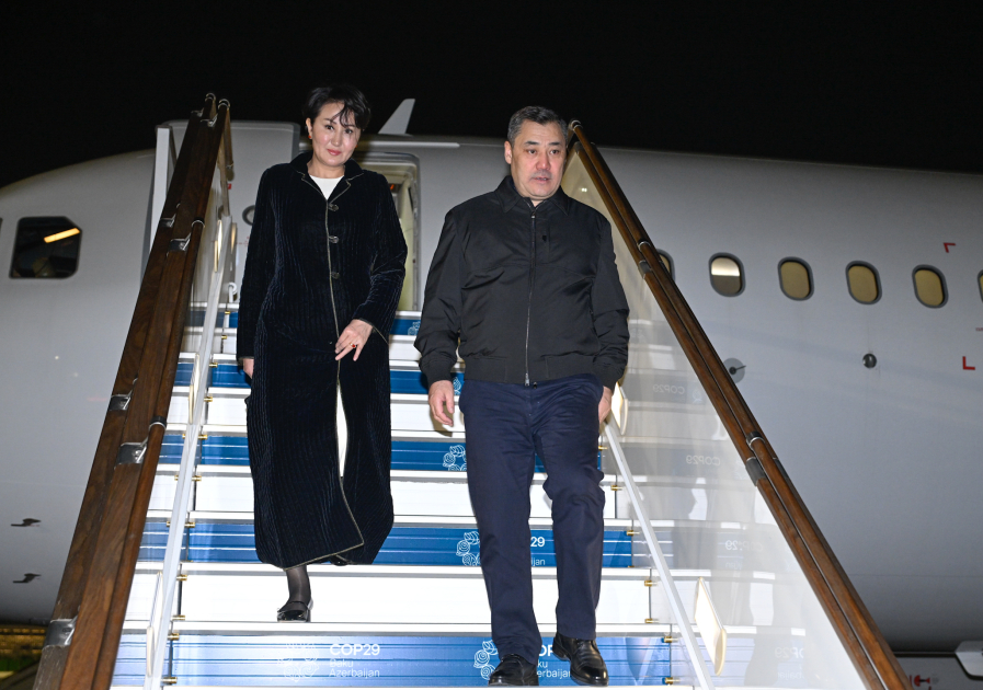 President of Kyrgyzstan arrives in cto attend COP29 (PHOTO)