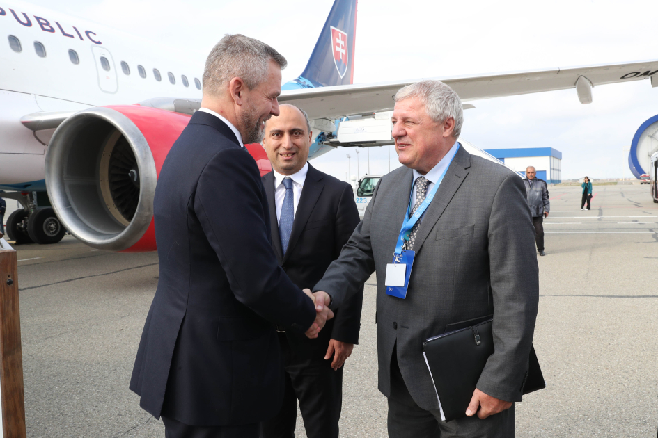 President of Slovakia arrives in Azerbaijan to attend COP29 (PHOTO)