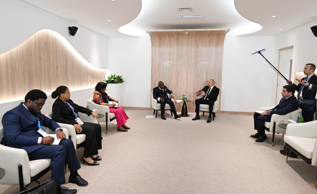 President Ilham Aliyev meets with President of Ghana (PHOTO/VIDEO)