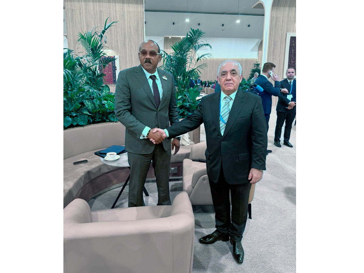 PMs of Azerbaijan and Antigua and Barbuda view prospects of growth of bilateral relations