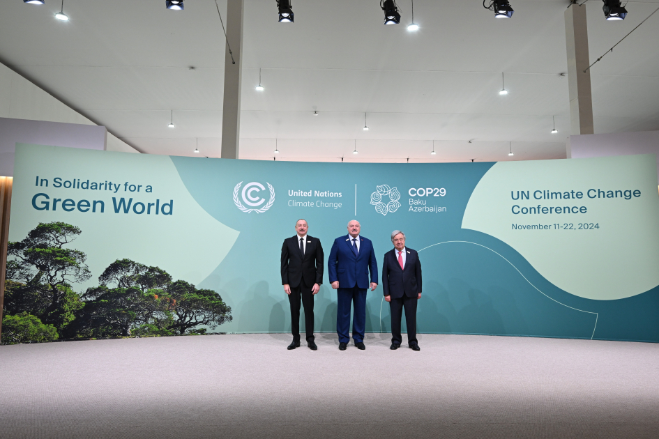 Baku hosts opening ceremony of COP29 Leaders' Summit, President Ilham Aliyev addresses event (PHOTO/VIDEO)