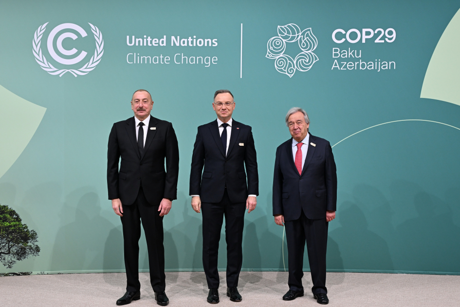 Baku hosts opening ceremony of COP29 Leaders' Summit, President Ilham Aliyev addresses event (PHOTO/VIDEO)