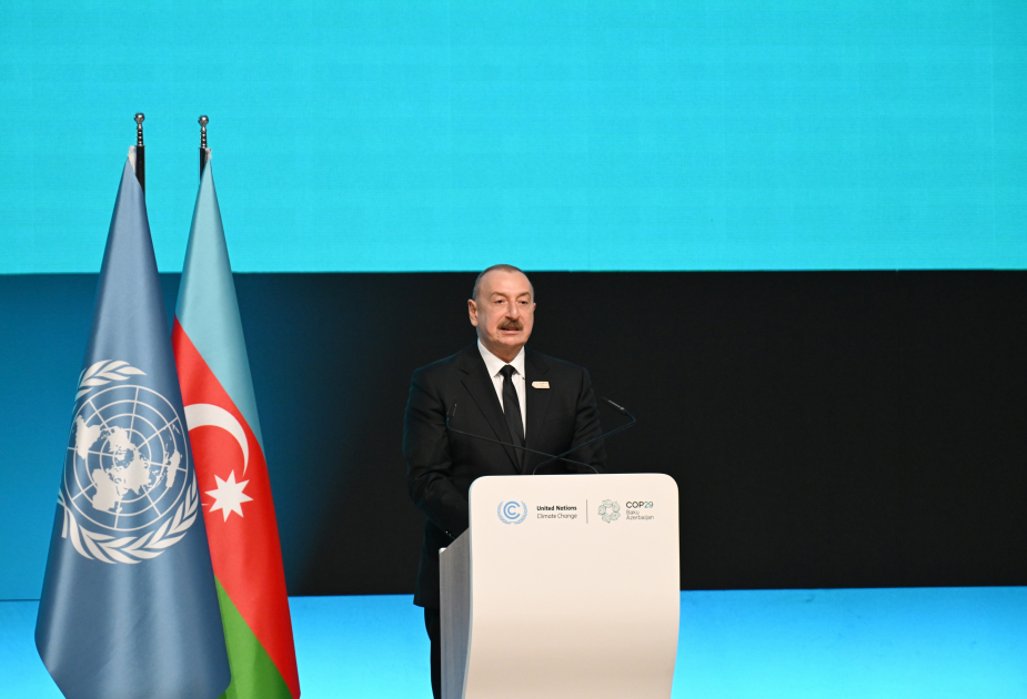 Baku hosts opening ceremony of COP29 Leaders' Summit, President Ilham Aliyev addresses event (PHOTO/VIDEO)