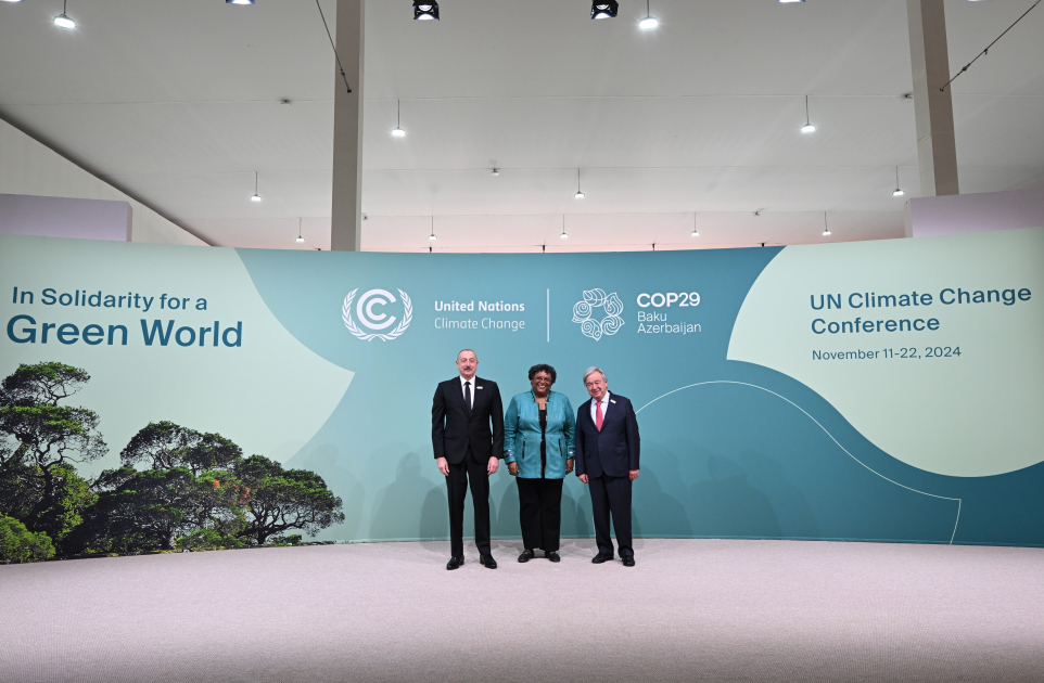 Baku hosts opening ceremony of COP29 Leaders' Summit, President Ilham Aliyev addresses event (PHOTO/VIDEO)