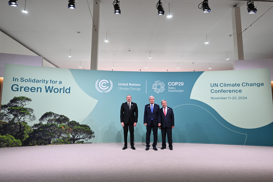 Baku hosts opening ceremony of COP29 Leaders' Summit, President Ilham Aliyev addresses event (PHOTO/VIDEO)