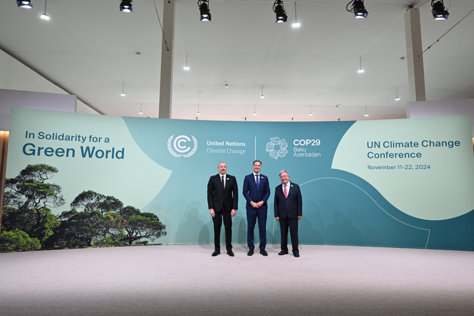 Baku hosts opening ceremony of COP29 Leaders' Summit, President Ilham Aliyev addresses event (PHOTO/VIDEO)