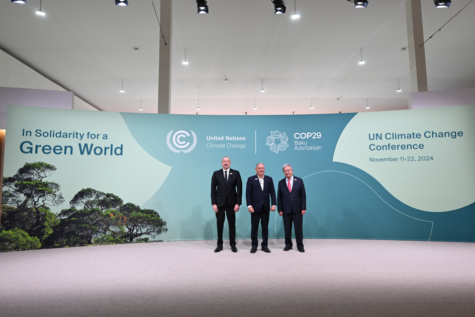 Baku hosts opening ceremony of COP29 Leaders' Summit, President Ilham Aliyev addresses event (PHOTO/VIDEO)