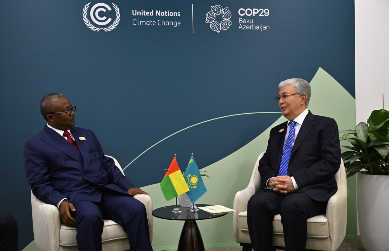 Kazakhstan striving to strengthen ties with Guinea-Bissau - Tokayev at COP29 (PHOTO)