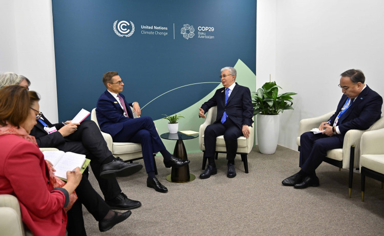 Kazakhstan views Finland as steadfast partner in EU arena – Tokayev at COP29 (PHOTO)