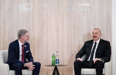 President Ilham Aliyev meets with Czech PM (PHOTO/VIDEO)