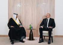 President Ilham Aliyev meets with Crown Prince of Kuwait (PHOTO/VIDEO)