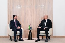 President Ilham Aliyev meets with Crown Prince of Hashemite Kingdom of Jordan (PHOTO/VIDEO)