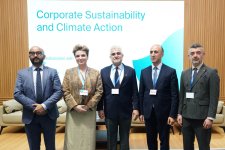 Corporate sustainability panel held at COP29 green zone in Azerbaijan